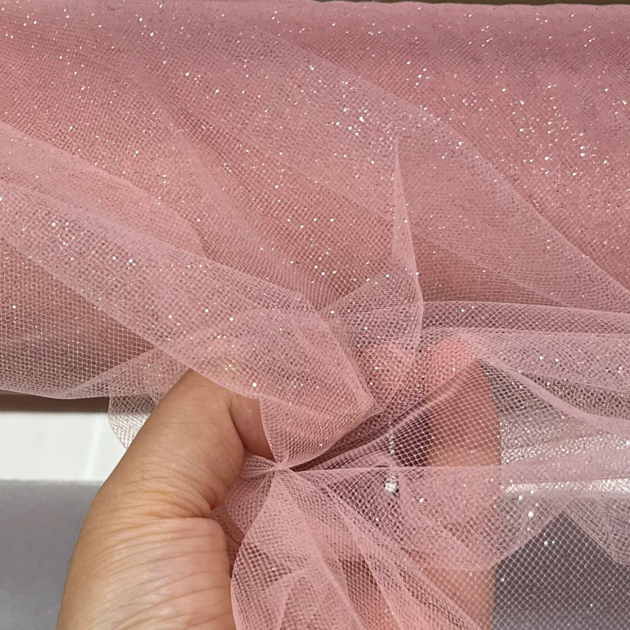 Blue Red Sequin Tulle - Sparkling for Wedding Veils & Children's Dresses