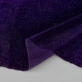 Bright Silk Starry Velvet Fabric - Soft Shiny Sparkling Material