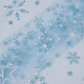 White Snowflake Mesh Fabric - Soft for Children's Dresses & Party Décor