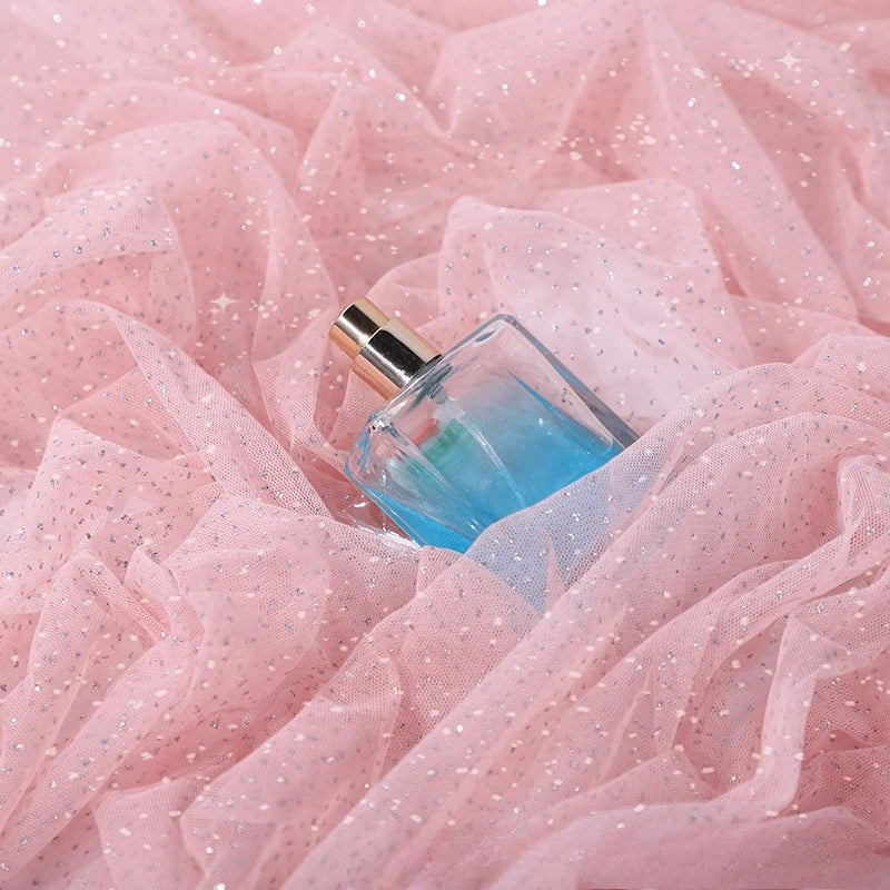 Tejido de red Yindianpin adecuado para vestidos, vestidos de novia y otras prendas, así como para proyectos de bricolaje.