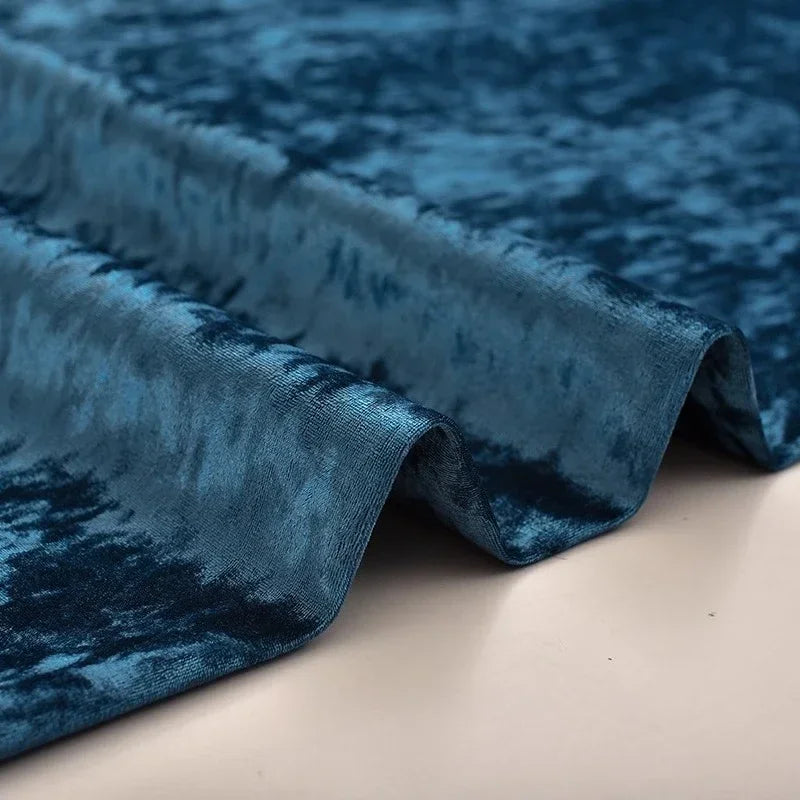 Thick Ice Flower Velvet Fabric - Soft Upholstery Material 150cm