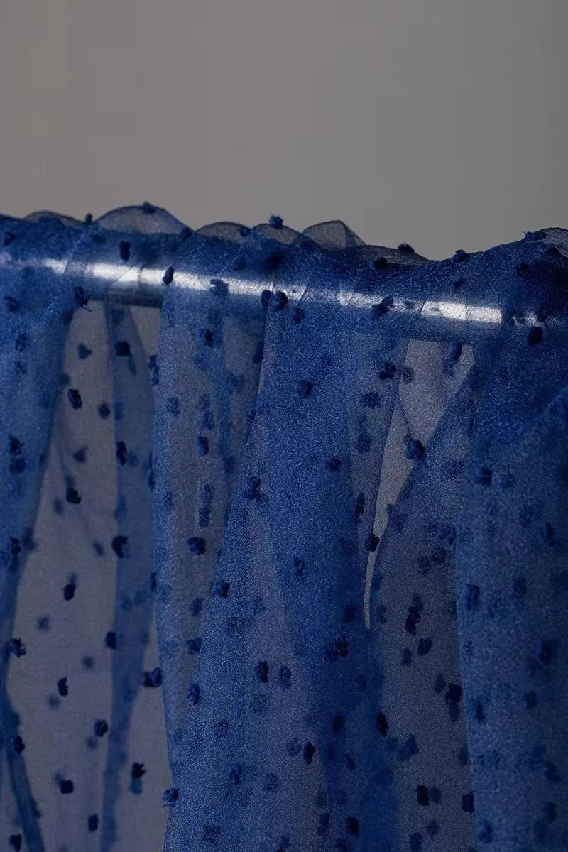 فستان زفاف من قماش الجاكار من الأورجانزا بنقاط الفقاعات، ملابس أطفال، تنورة منفوشة، ملابس أطفال، إكسسوارات يدوية، قماش مزهر