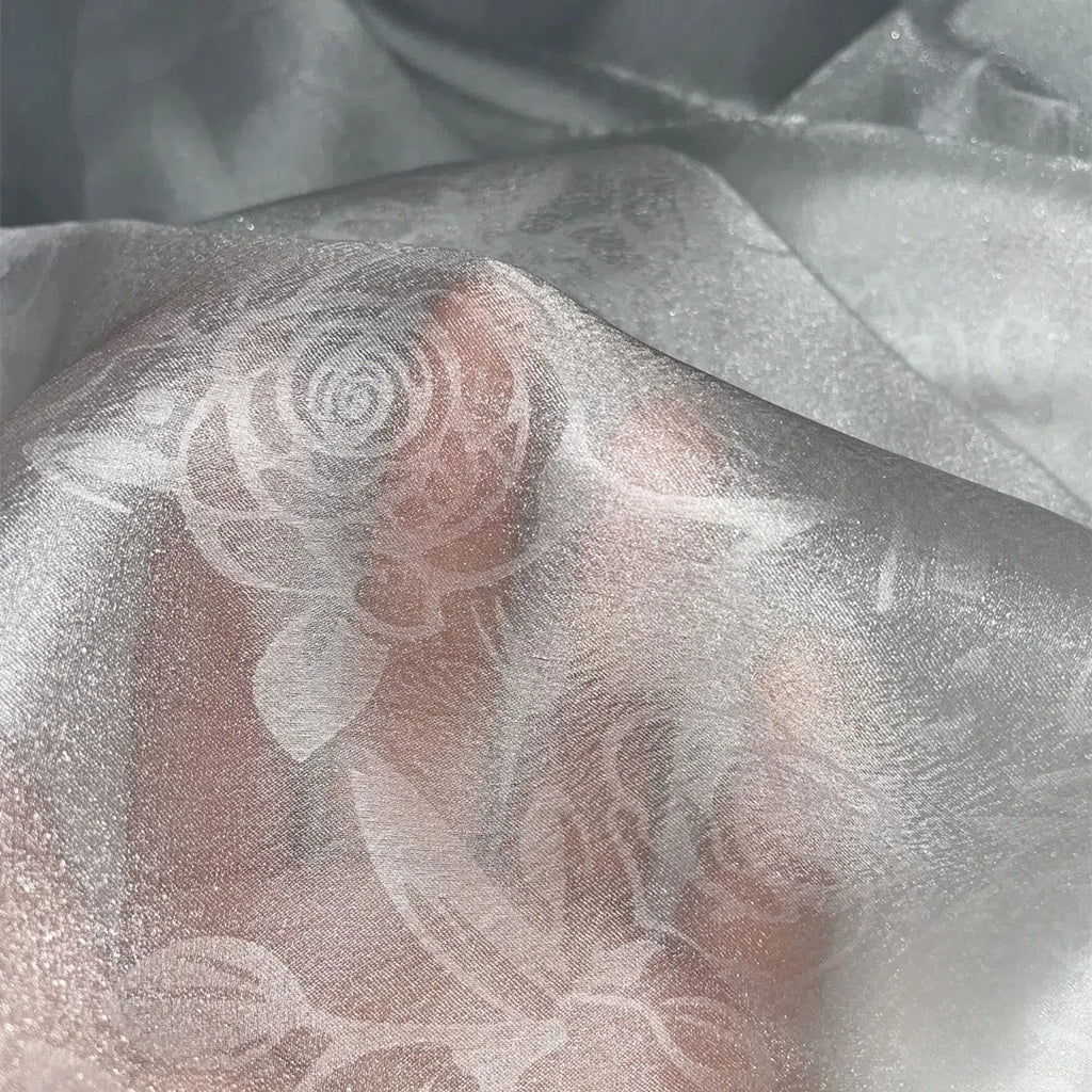 Dark Cut Rose Organza - Lolita Fairy Dress & Children's Wedding Fabric