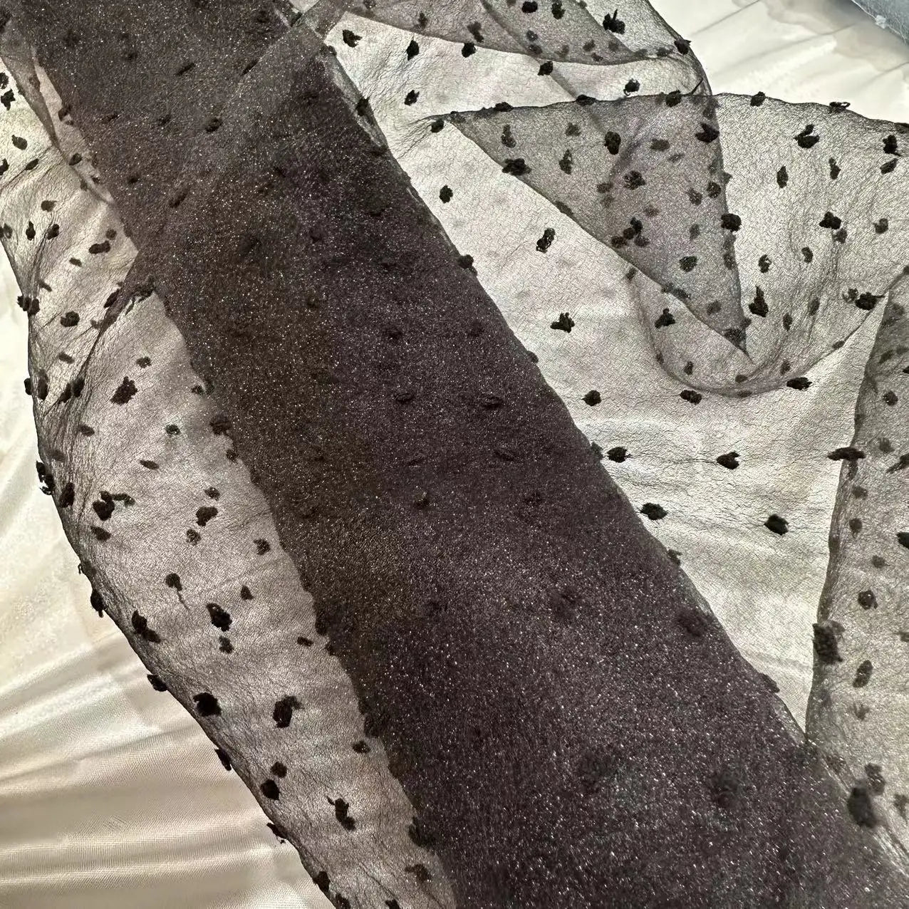 فستان زفاف من قماش الجاكار من الأورجانزا بنقاط الفقاعات، ملابس أطفال، تنورة منفوشة، ملابس أطفال، إكسسوارات يدوية، قماش مزهر