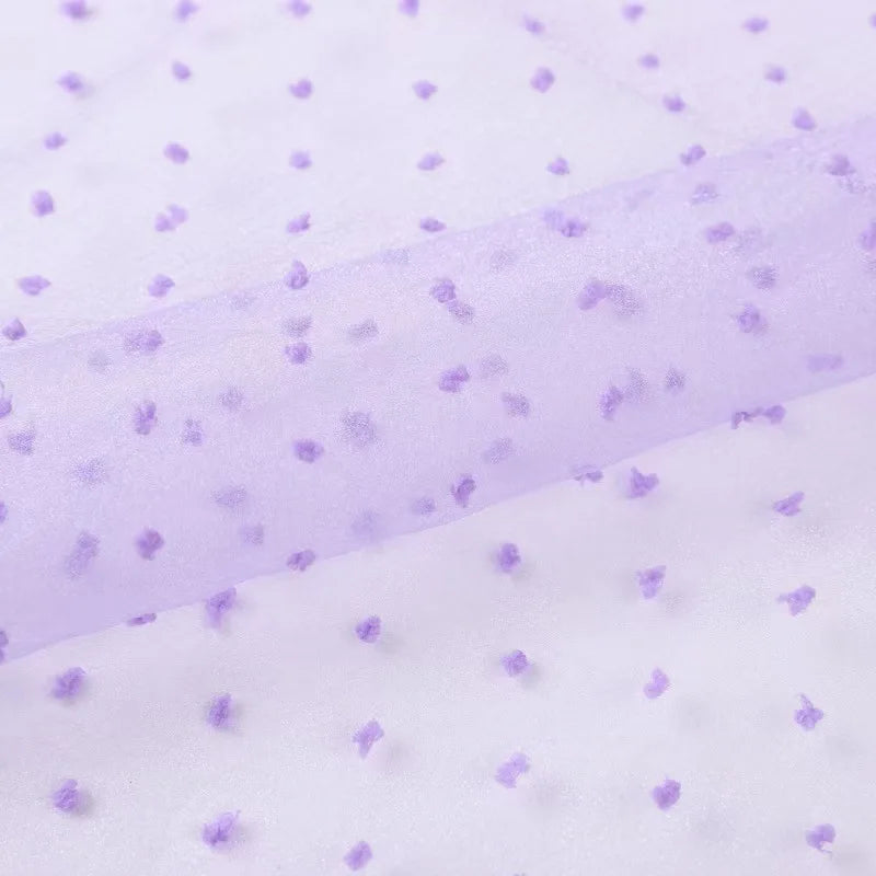 فستان زفاف من قماش الجاكار من الأورجانزا بنقاط الفقاعات، ملابس أطفال، تنورة منفوشة، ملابس أطفال، إكسسوارات يدوية، قماش مزهر