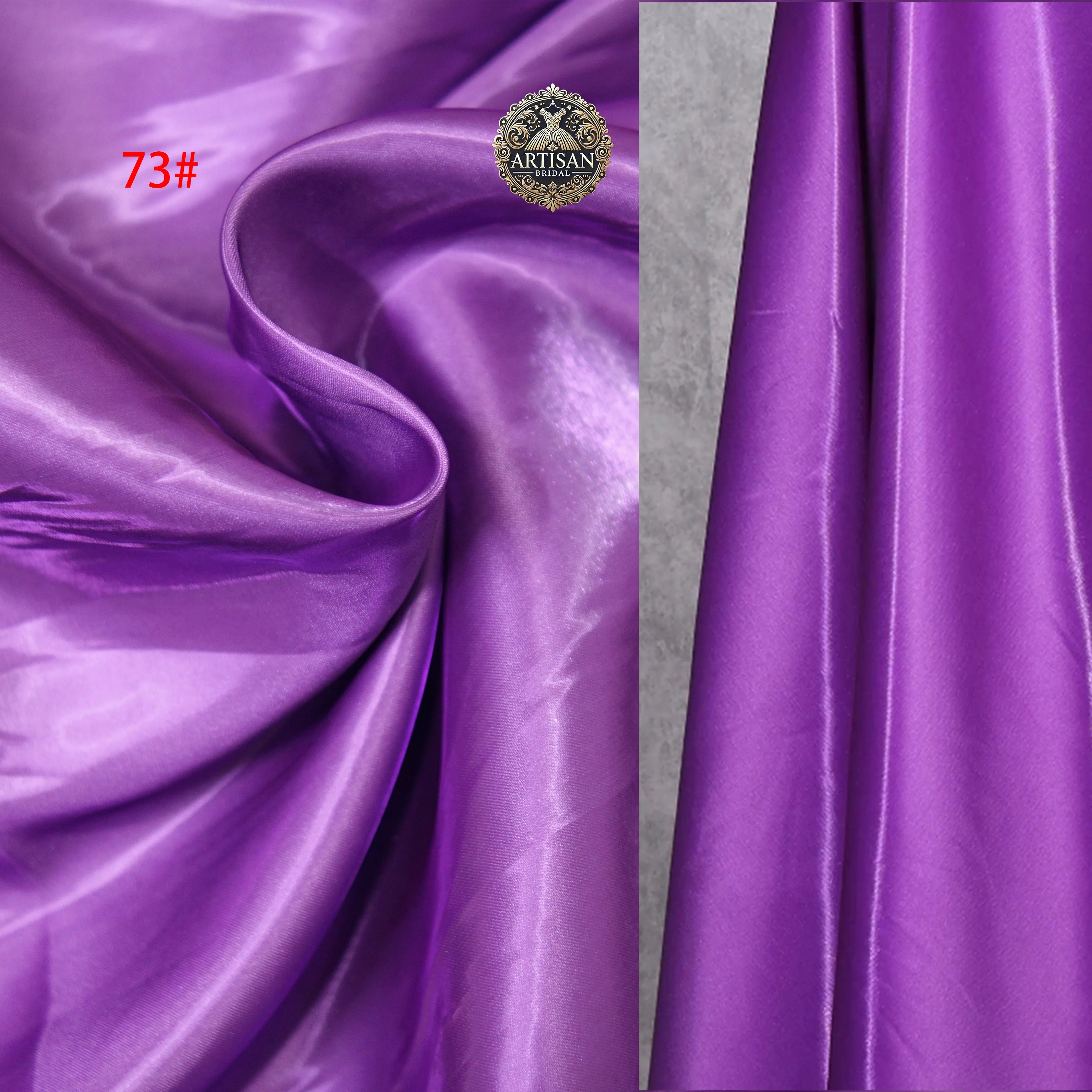 قماش ساتان مائي سائل، حرير كريستالي سميك، ساتان طبيعي عاكس، فستان زفاف، خلفية زخرفية، ملابس مصممة 