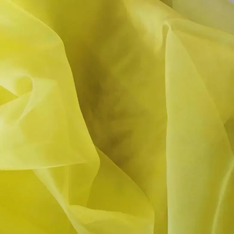 Crystal Organza Fabric - Stiff Sheer Mesh Wedding Dress Material 145cm