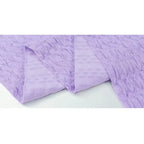 Tela elástica de felpa bordada con burbujas y textura 3D con volantes para vestidos de bebé, ropa de mujer y costura DIY.