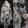 3D Butterfly Embroidered Mesh Lace - Floral for Bridal & Creative Sewing