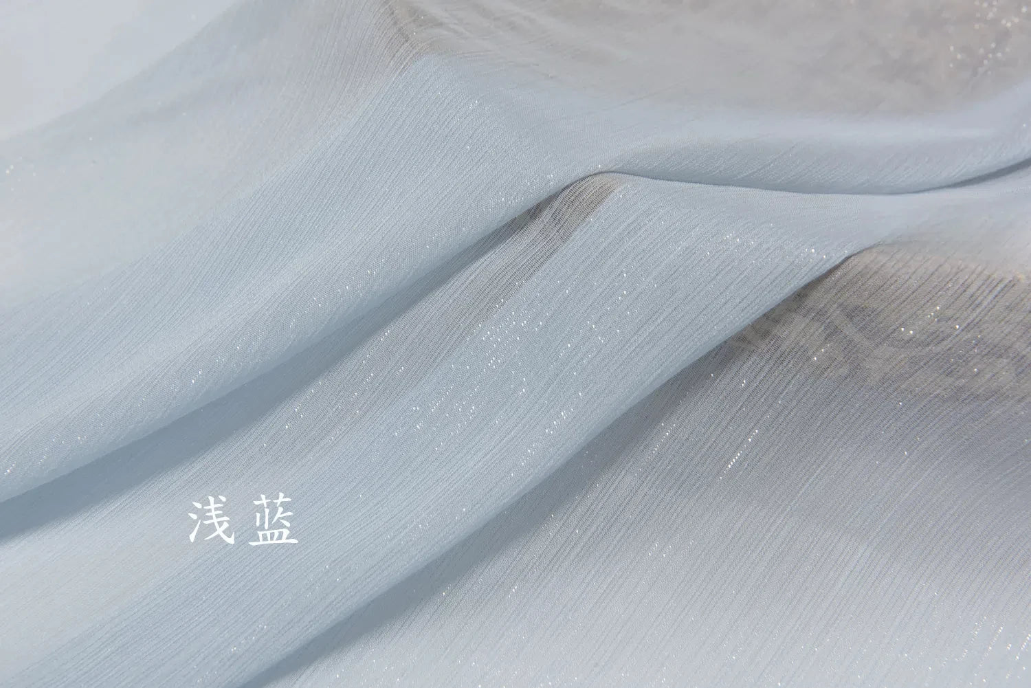 Tela de gasa plisada brillante y arrugada de seda plateada, crepé brillante para Hanfu, camisa de manga larga, falda, escenario, Lolita, ropa DIY