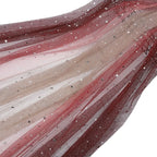 Gradual Starry Sky net fabric suitable for weddings  princess fairy dresses children's clothing and custom flower packaging