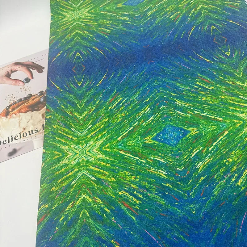 قماش قطني كتان مطبوع عليه رسومات زيتية عالية الجودة لمفارش الطاولات والستائر ومشاريع الحرف اليدوية والديكور المنزلي