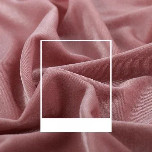 High Quality Velvet Solid Color Elastic Fabric - Luxurious Material 150cm