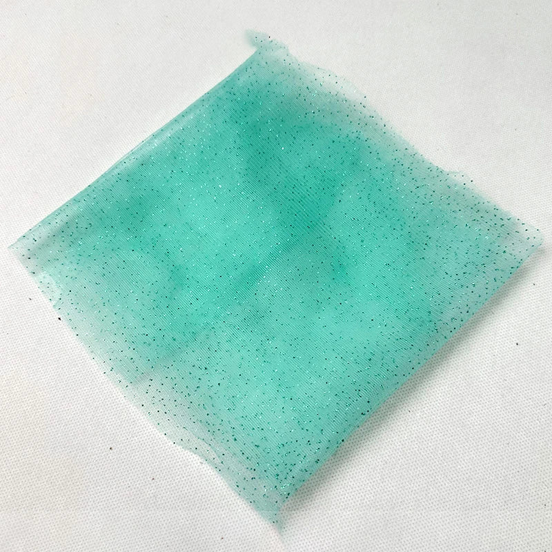 High Quality Thickened Soft Mesh Fabric Gold Spray Silver Flash Yarn for Fashion Wedding Dresses DIY Gown Decorative Fabric