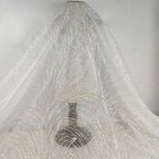 Exquisite Sequin Embroidered Water-Soluble Mesh - Wedding Dress Lace