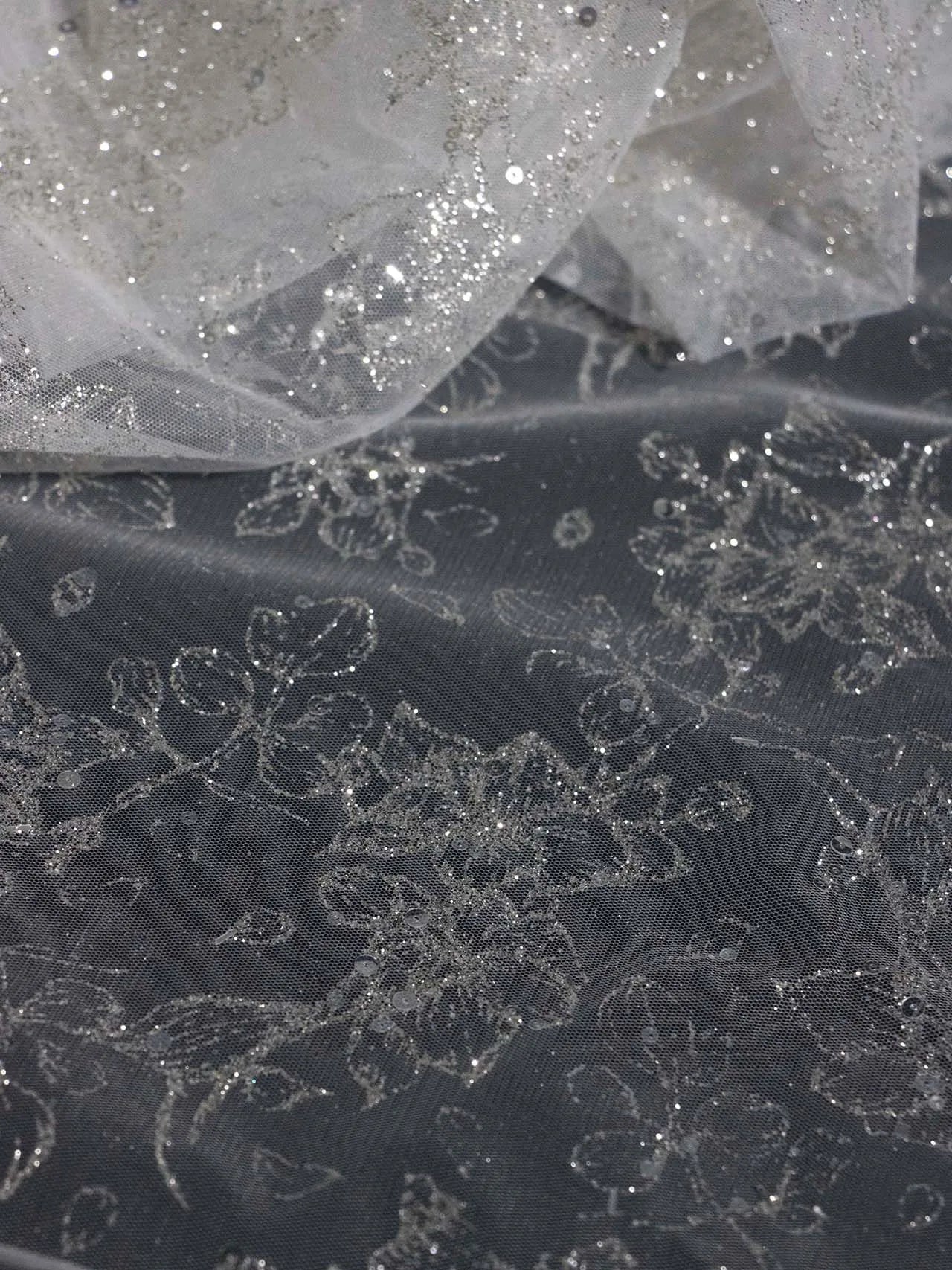 Polvo de plata en aerosol, polvo fino de brillo, polvo brillante, pequeñas flores, encaje, malla plateada, bricolaje, vestido de novia, material para vestido.