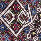 Cotton Linen Ethnic Style Fabric Decorative Material For DIY Tablecloth Curtain Sofa Pillowcase Home Textile Fabric