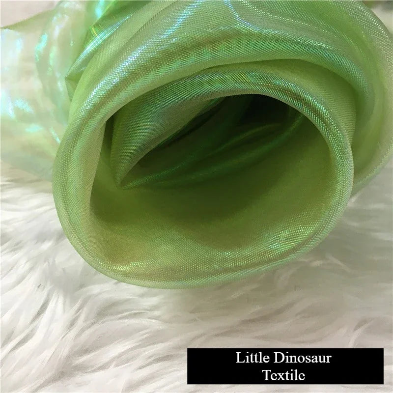 شبكة سيمفونية مشفرة، خيوط زجاجية، نسيج مسطح ملون، خيوط حرير لامعة، ملابس، ديكورات زفاف، ملابس أطفال، قماش زفاف