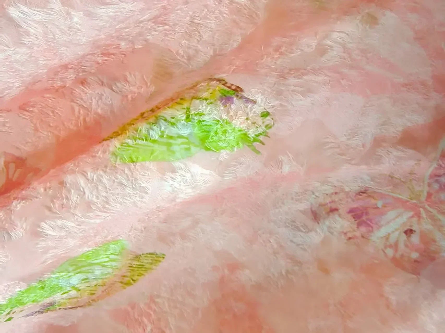 Butterfly Tassel Jacquard High-end Fabric Sewn Camisole Dress Stage Costume Evening Gown DIY Curtain Decoration Fabric