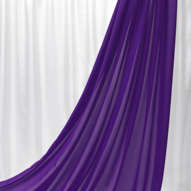 قماش شيفون للفساتين والتنانير والقمصان والملابس والديكورات ومشاريع الخياطة اليدوية، باللون الوردي والأرجواني