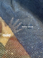 نقاط بولكا لامعة، ختم ذهبي ساخن، قماش شبكي لامع، فستان رسمي، بدلة أداء، ديكور خلفية، قماش