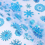 Organza de copo de nieve Bronzi, vestido infantil, accesorios para el cabello, malla navideña, accesorios decorativos para el día de San Valentín, nuevo