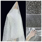 Versatile Sheer Tulle Lace Fabric For Bridal Gowns Backdrops Scarves Home Decor Soft Durable Wedding Craft Supplies Wedding Gown