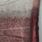 Red Sequin Mesh Fabric - Evening Dress Wedding Gown Party Couture Material