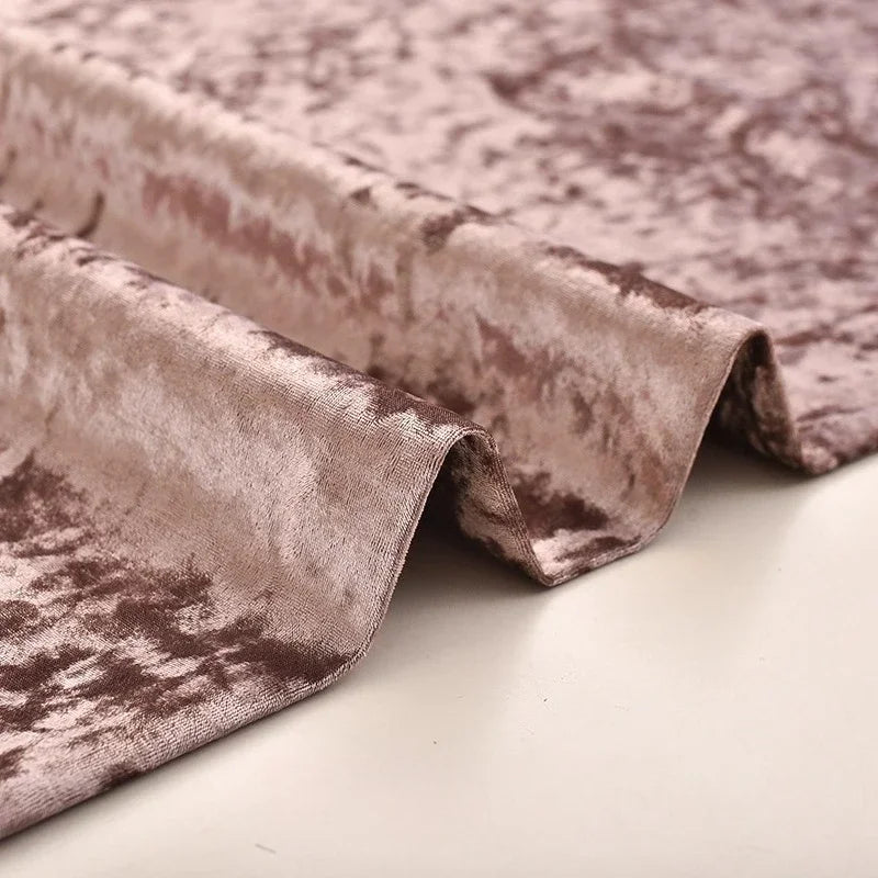 Thick Ice Flower Velvet Fabric - Soft Upholstery Material 150cm