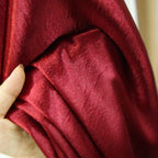 Metallic Shiny Satin Crepe Fabric - Formal Dress Stage Material 150cm - fabric photo 4