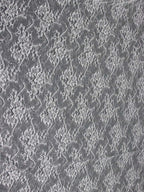 Vestido de novia con bordado de lentejuelas, encaje blanco cosido, encaje hecho a mano, material de bricolaje, accesorio de diseñador