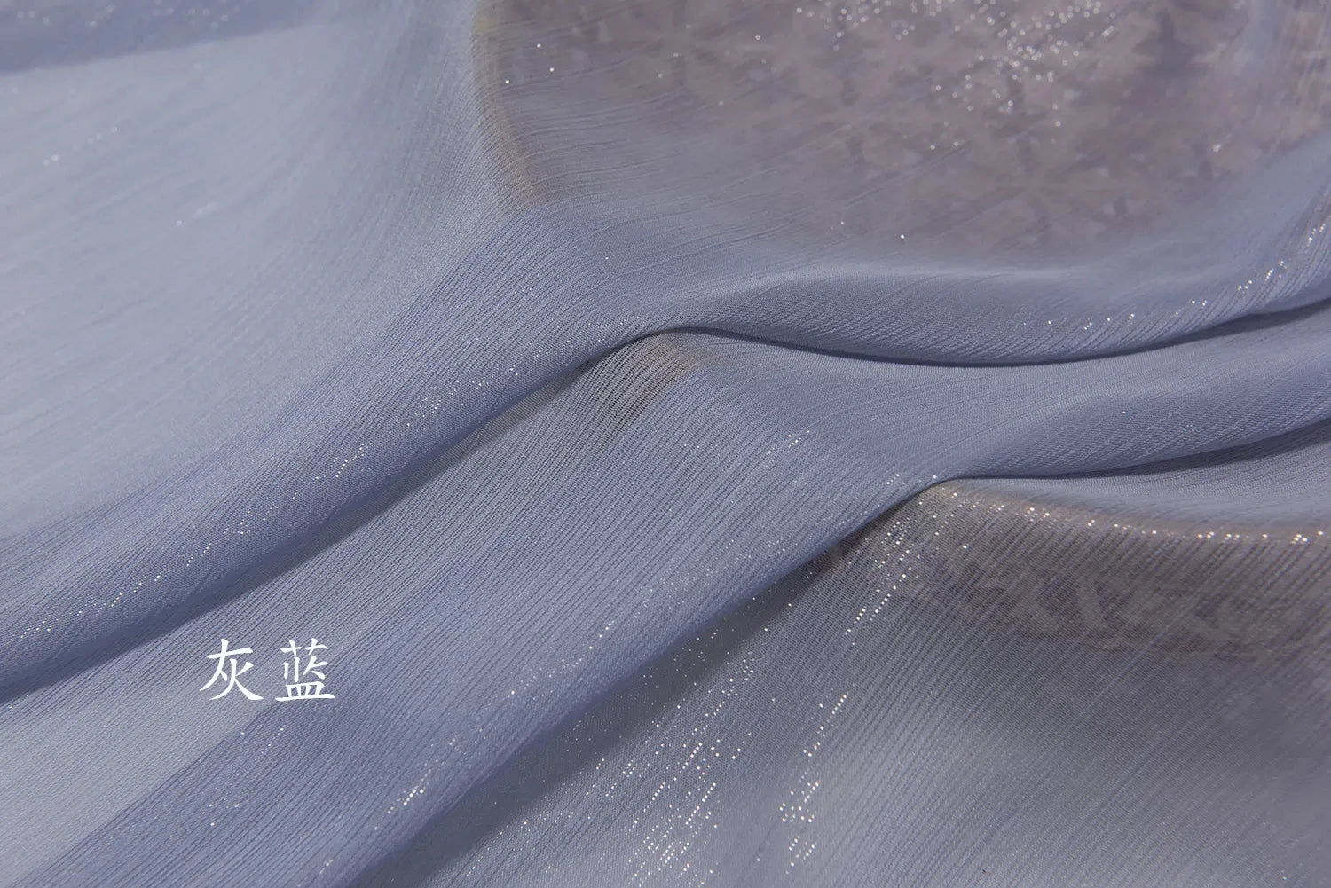 Tela de gasa plisada brillante y arrugada de seda plateada, crepé brillante para Hanfu, camisa de manga larga, falda, escenario, Lolita, ropa DIY