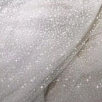 White dots with a shiny and soft net fabric suitable for wedding dresses and formal event decorations