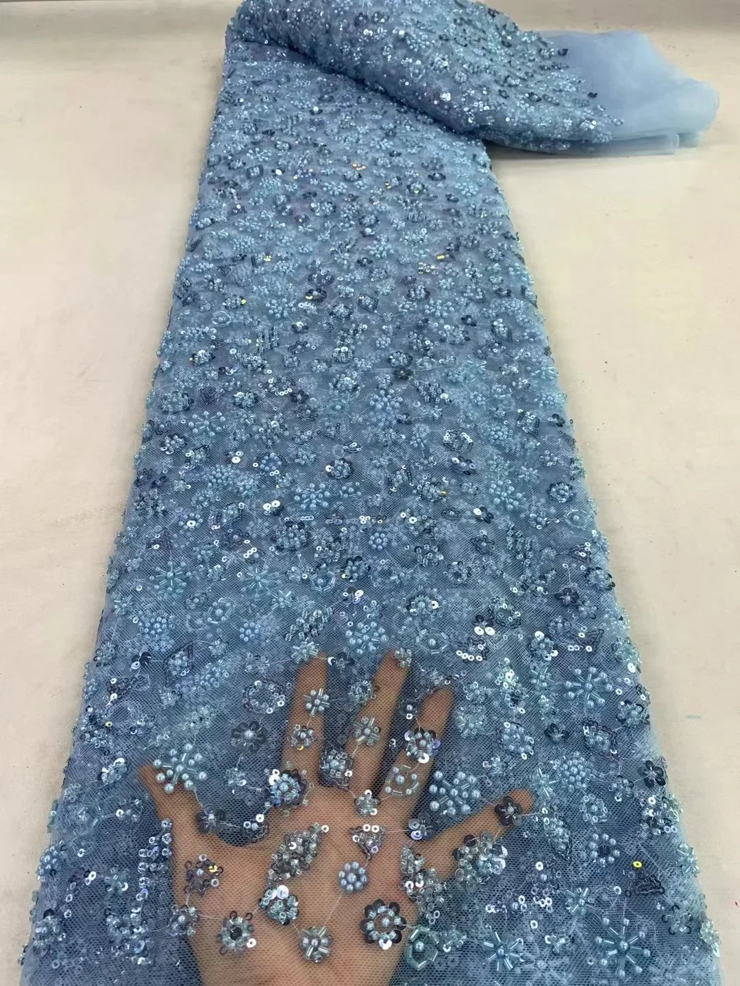 Tubo de cuentas brillantes y exquisitas de 23 colores para bordar uñas, flores tridimensionales, lentejuelas, tela para coser vestidos de noche.