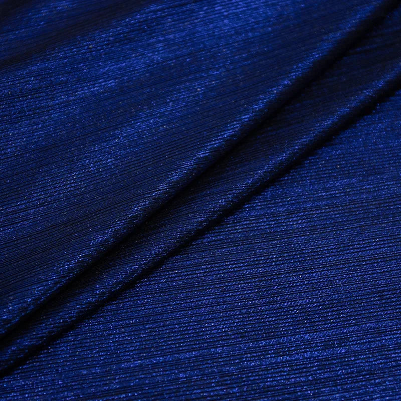 قماش مخطط بختم ساخن معدني - مادة لامعة مقاومة للتجاعيد