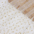 Gold Hexagonal Polka Dot Mesh - Printed for Wedding Dress Skirts