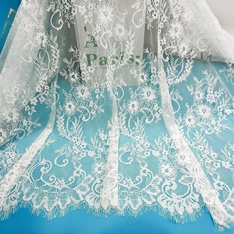قماش دانتيل فرنسي مناسب لفساتين الزفاف والفساتين الرسمية وديكورات الطاولات وإعدادات المشهد
