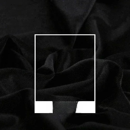 High Quality Velvet Solid Color Elastic Fabric - Luxurious Material 150cm
