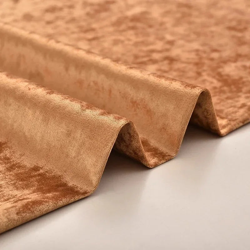 Thick Ice Flower Velvet Fabric - Soft Upholstery Material 150cm