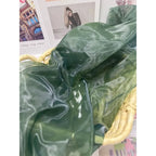 High-density Yarn Organza Fabric 5050 Matte Brocade Polyester Glass Yarn Dress Wedding Dress Women's Fabric Home Handmade