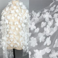 Double-Layer Laser Cut Butterfly Tulle Lace - Embroidered for Dancewear & Stage