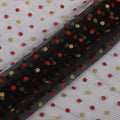 Gold Dot Metallic Mesh - Sheer for Event Décor & Party Dresses