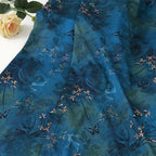 Red Cloud Acetate Jacquard Textile - Soft Breathable Fabric for Cheongsam