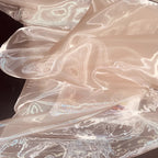 Vestido de hilo ligero de malla suave con agua líquida, tela Hanfu Super Fairy DIY, diseño de perspectiva de hilo fluido para boda