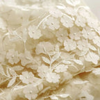 High-End 3D Embroidered Chiffon Lace Mesh - Dress Handcraft DIY Sewing Fabric