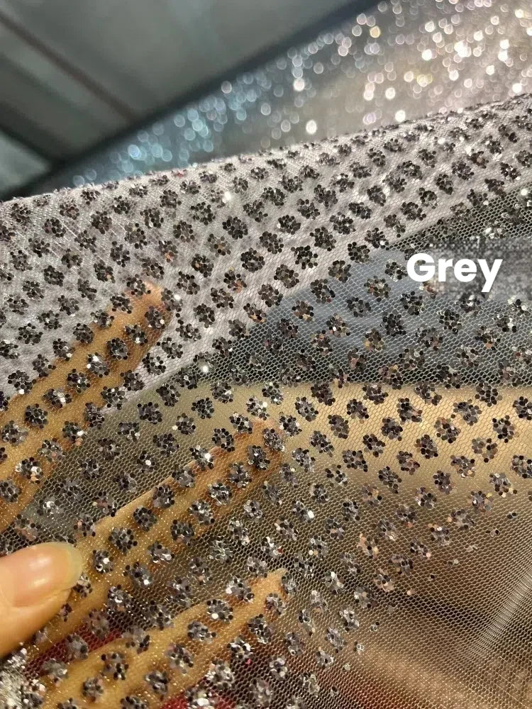 نقاط بولكا لامعة، ختم ذهبي ساخن، قماش شبكي لامع، فستان رسمي، بدلة أداء، ديكور خلفية، قماش