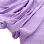 Star Jacquard Crinkle Organza - Shimmering Fabric for Women & Children