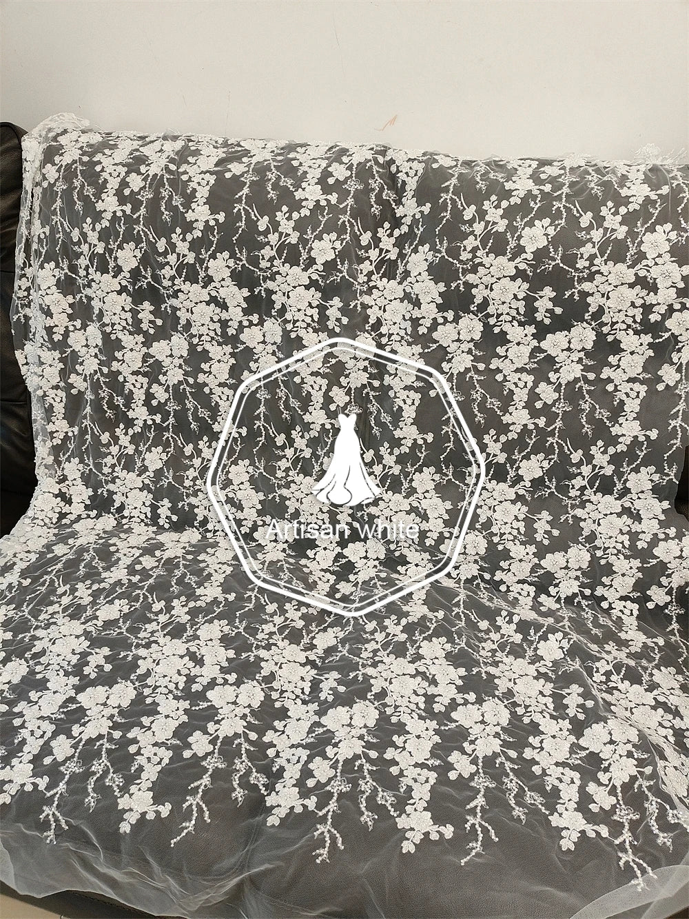 Nueva industria pesada, cuentas de uñas, cola de pez avanzada, bordado de encaje, tela, bordado de cuentas, vestido de novia, bricolaje, hecho a mano