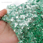 5MM Sequin Bead Elastic Mesh Fabric - Stage Clothing Material 120cm