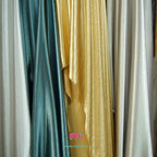 Sparkling Satin Snowflake Fabric - Double Crepe Material 150cm - fabric photo 6